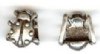 1 13x11mm Antique Silver Ladybug Slider